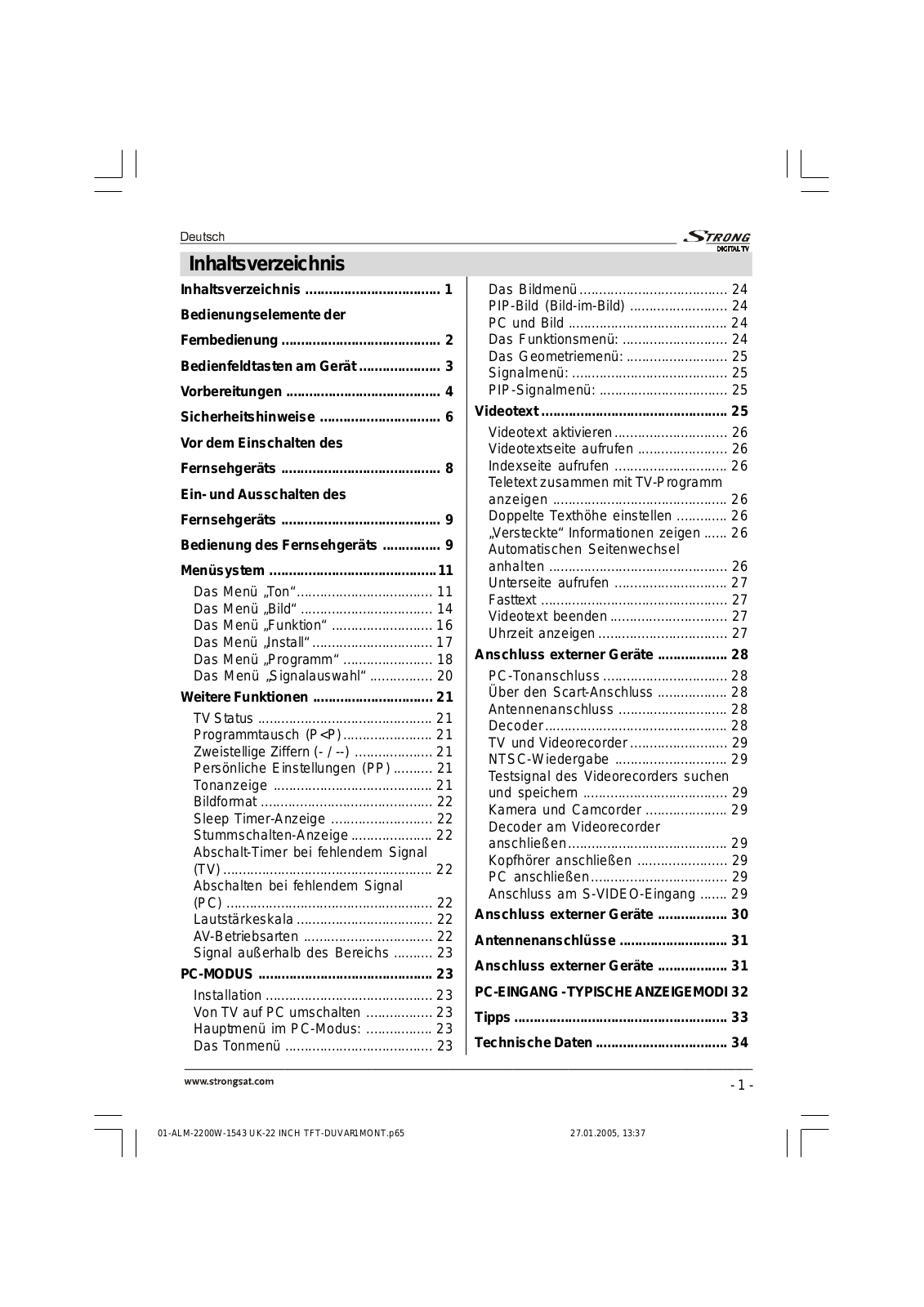 Strong SRT L2350 User Manual