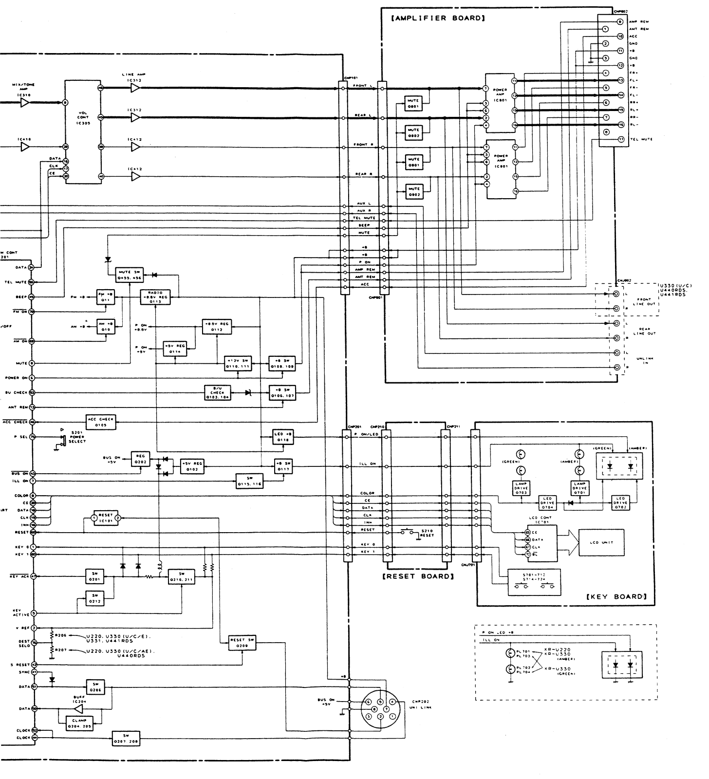 Sony XR-U220, XR-U330, XR-U331, XR-U440RDS, XR-U441RDS Service Manual 8r