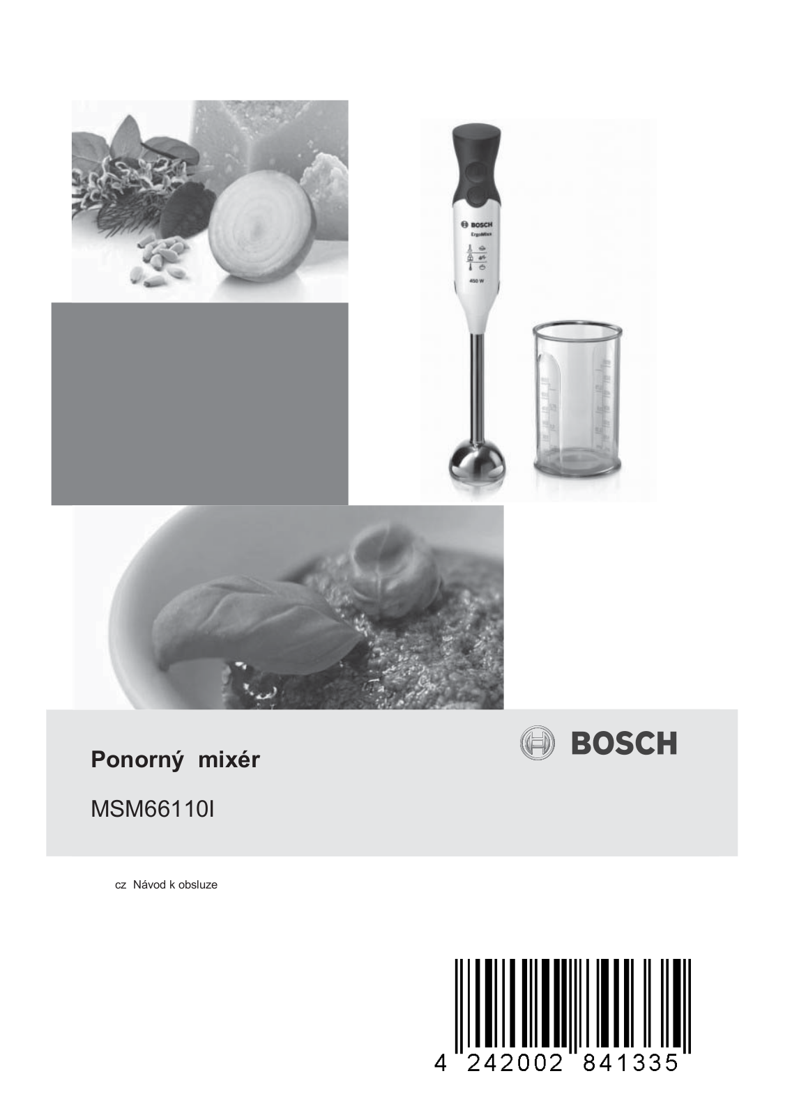 Bosch MSM66110I User Manual