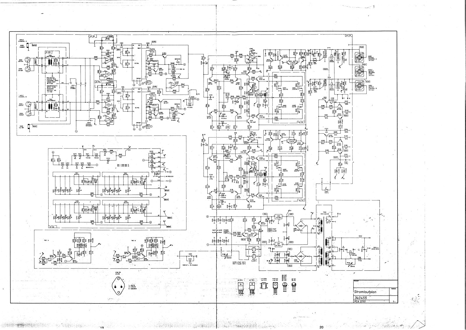 Dynacord PCA-2450 Schematic