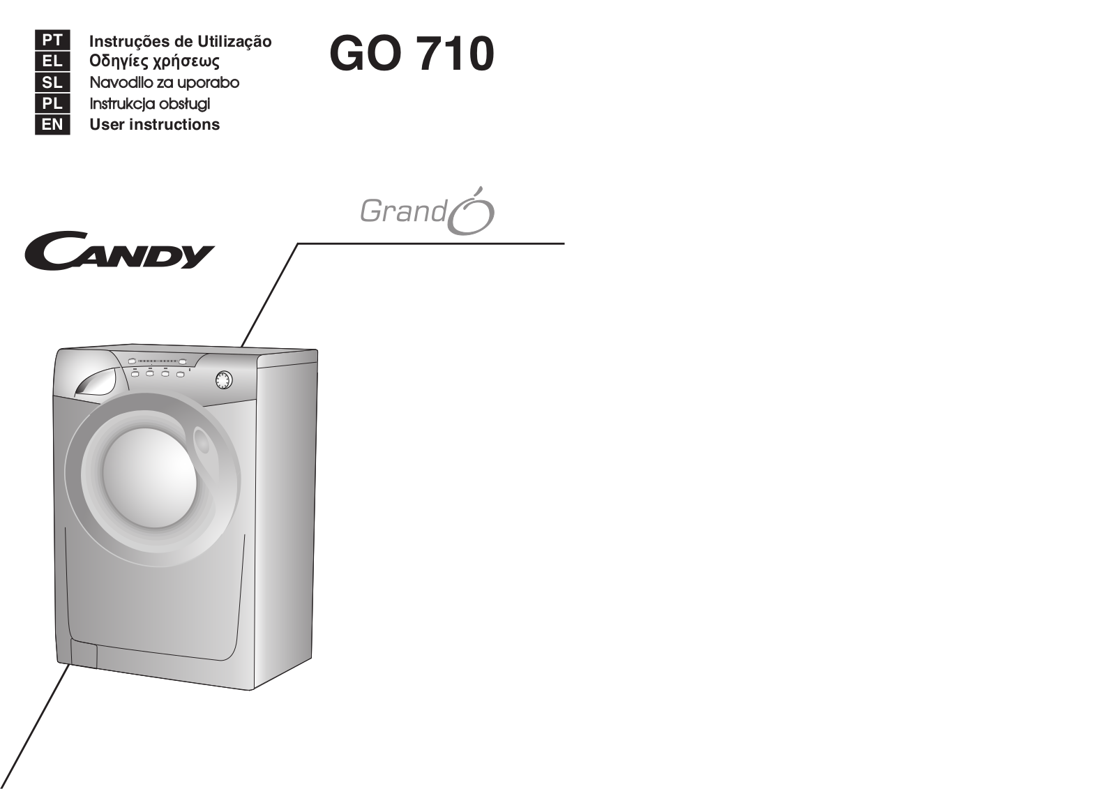 Candy GO 710 User Manual