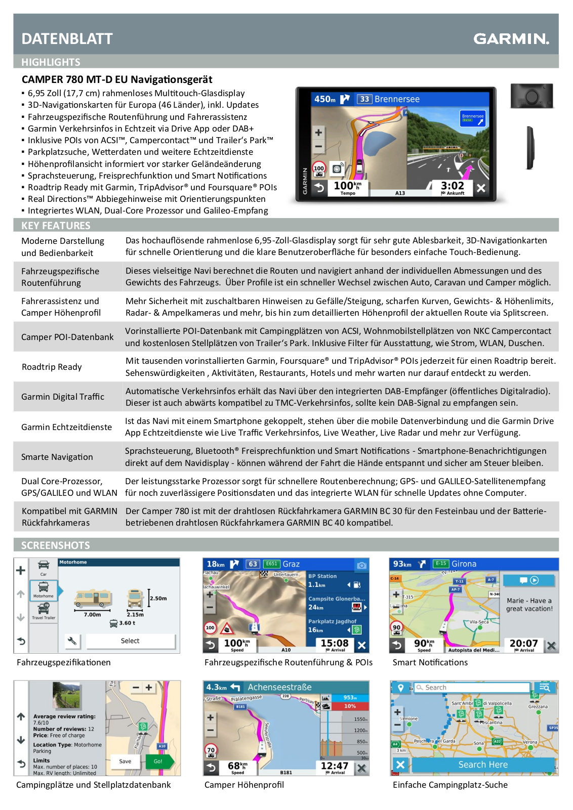 Garmin CAMPER 780 MT-D EU Service Manual