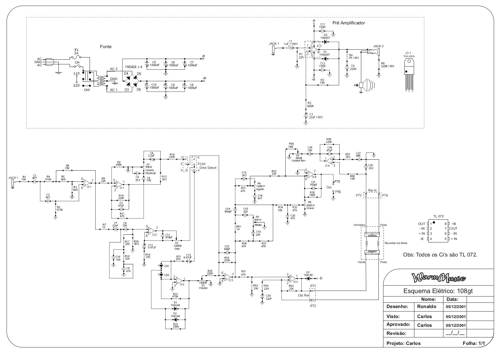 WarmMusic 108gt Schematic