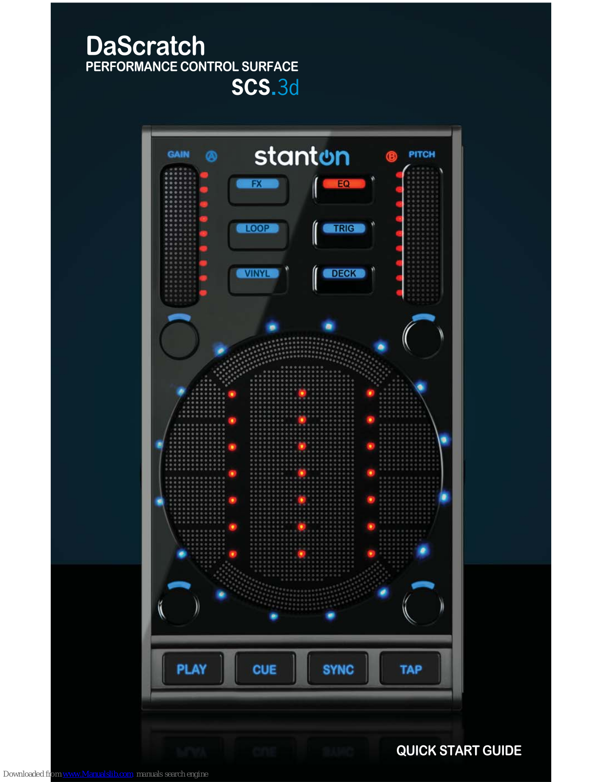 Stanton DaScratch SCS.3D Quick Start Manual