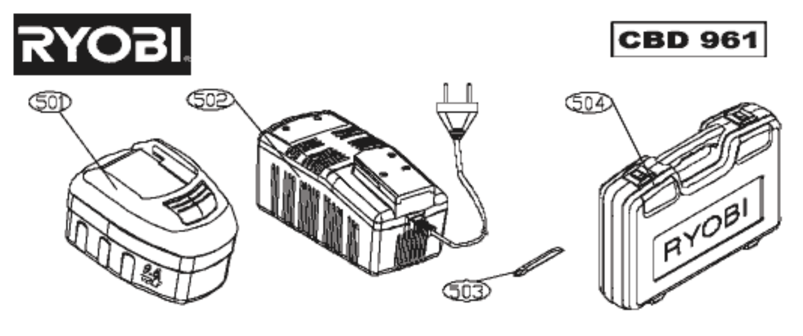 Ryobi CDB961 User Manual