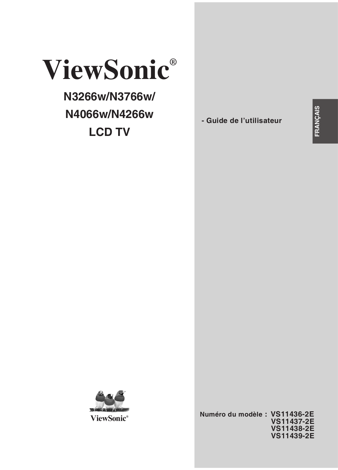 Viewsonic N3266w, N3766w, N4066w, N4266w User Manual