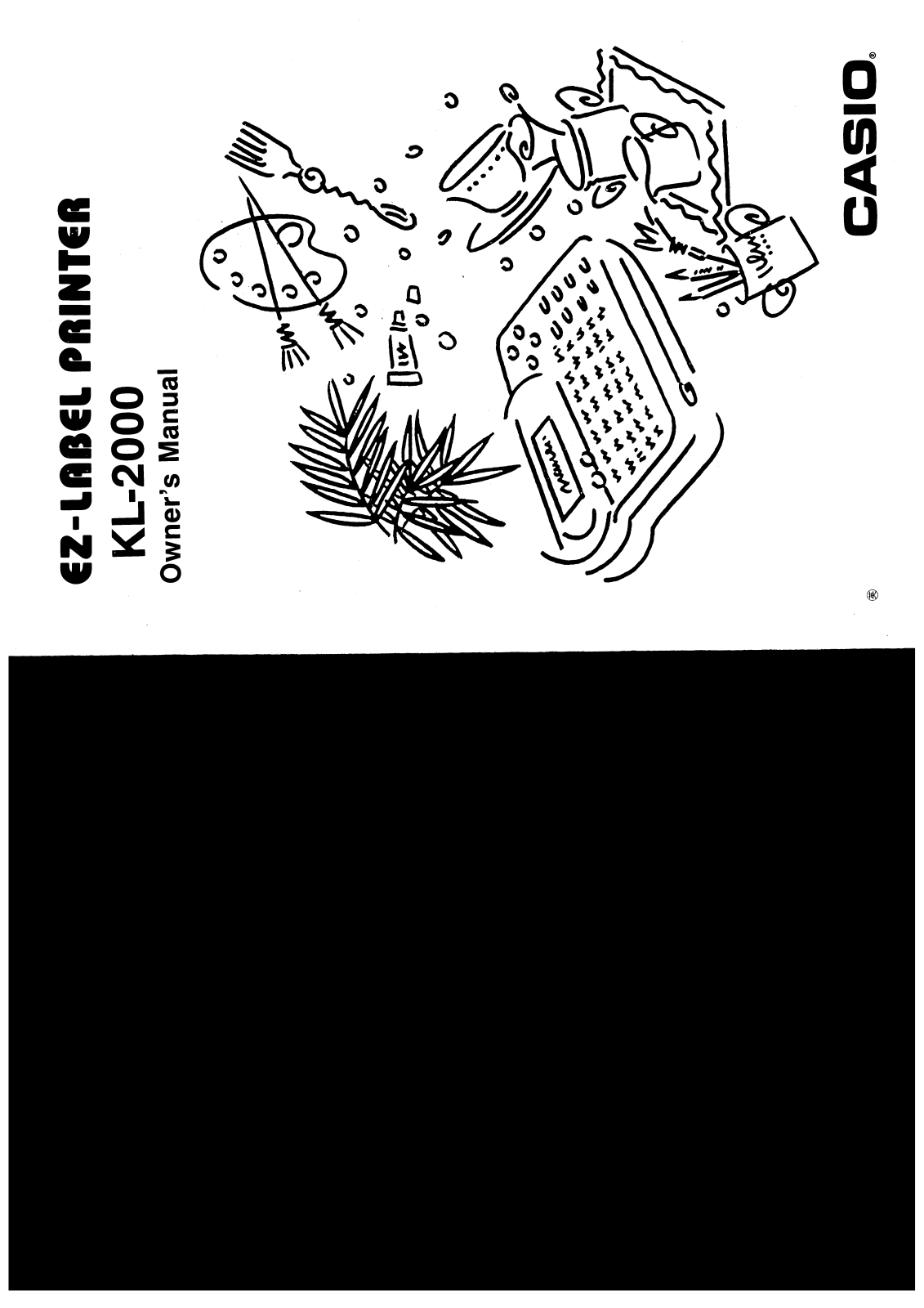 CASIO KL-2000 User Manual