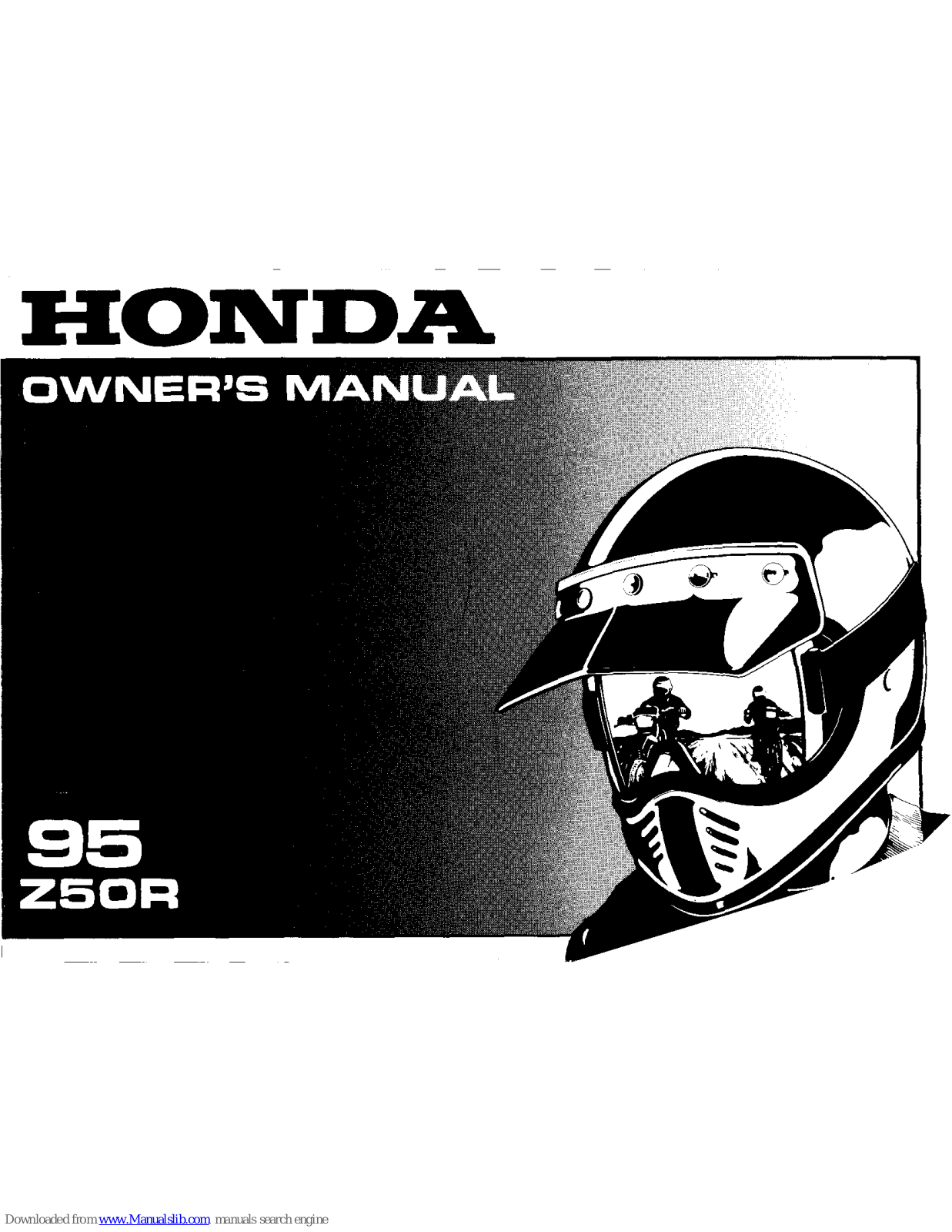 Honda Z50R Owner's Manual