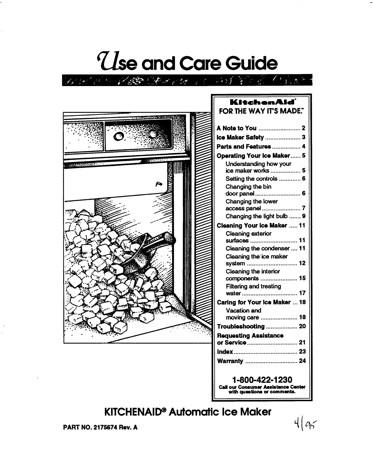 KitchenAid 2175674 User Manual