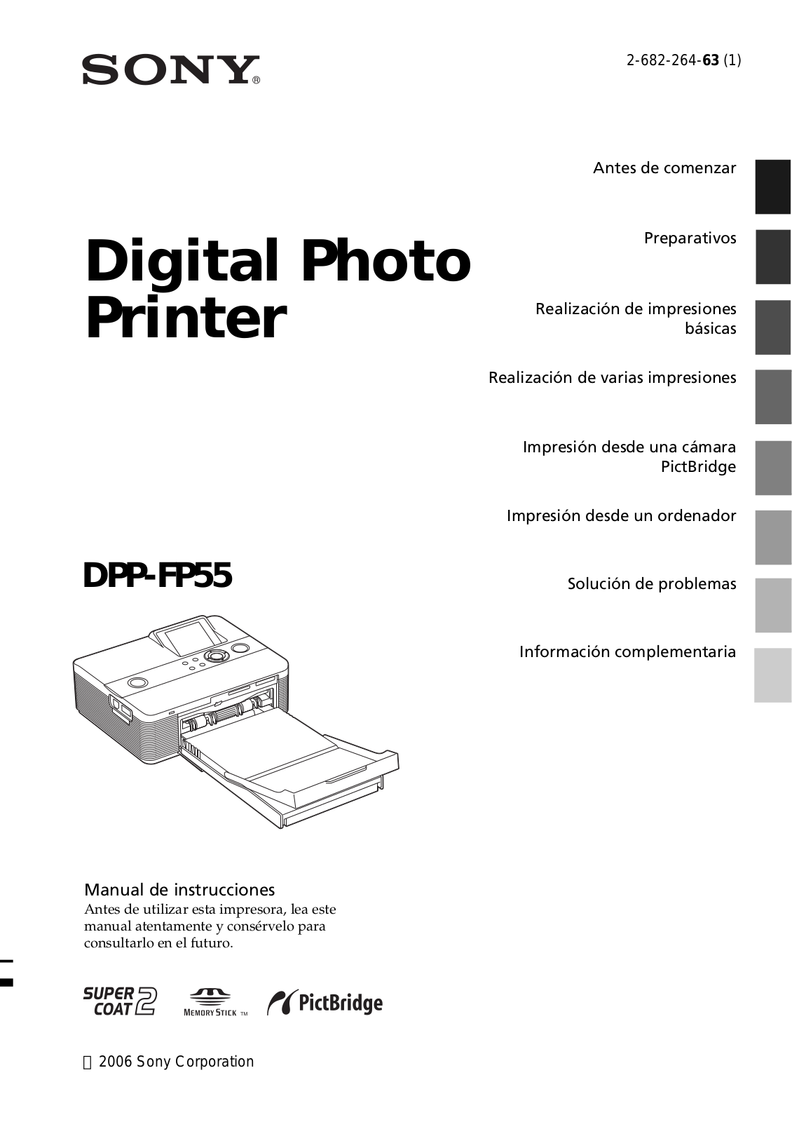 Sony DPP-FP55 User Manual