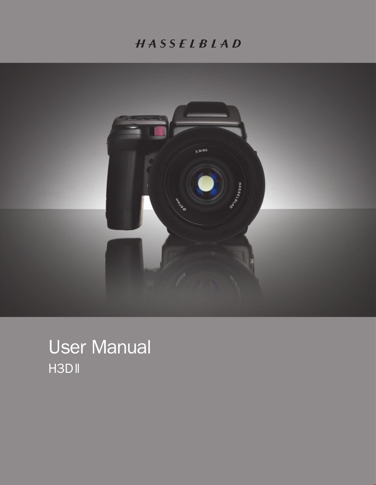 Hasselblad H3D II User Manual