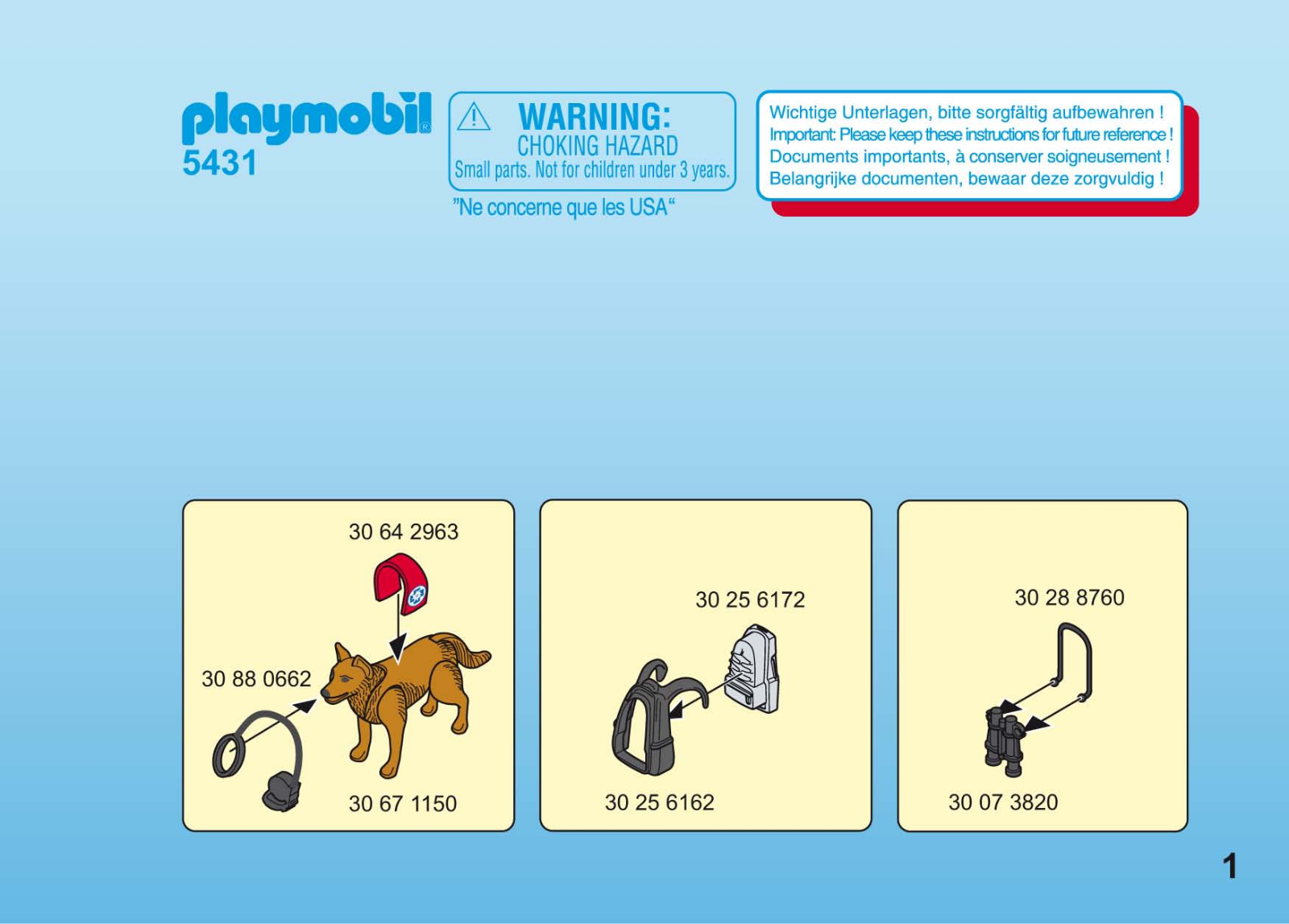 Playmobil 5431 Instructions