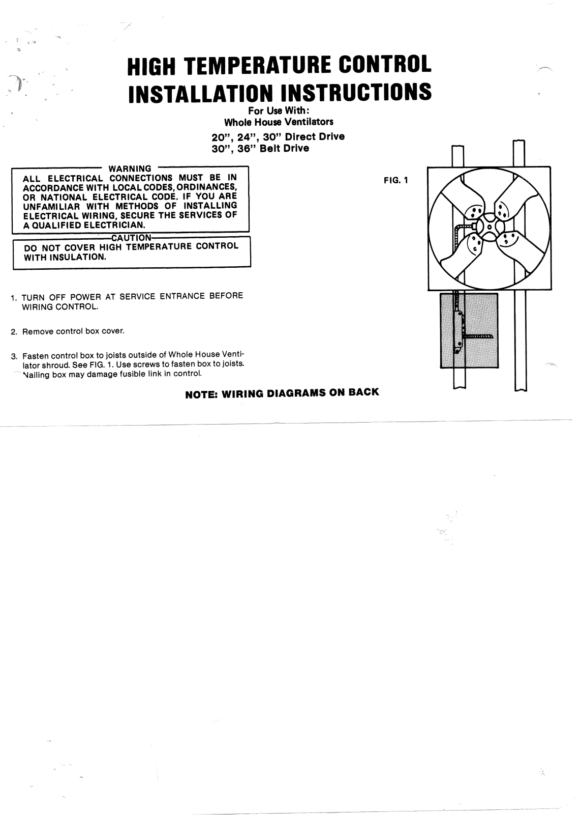 Broan 73 Installation Manual - ManualMachine.com