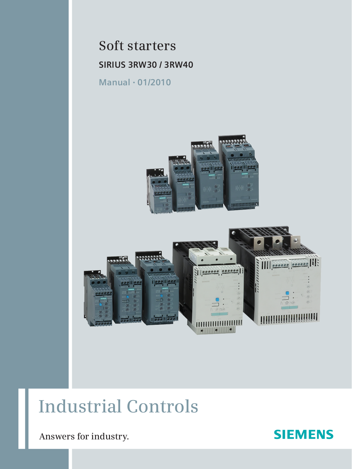 Siemens SIRIUS 3RW30,SIRIUS 3RW40 User Manual