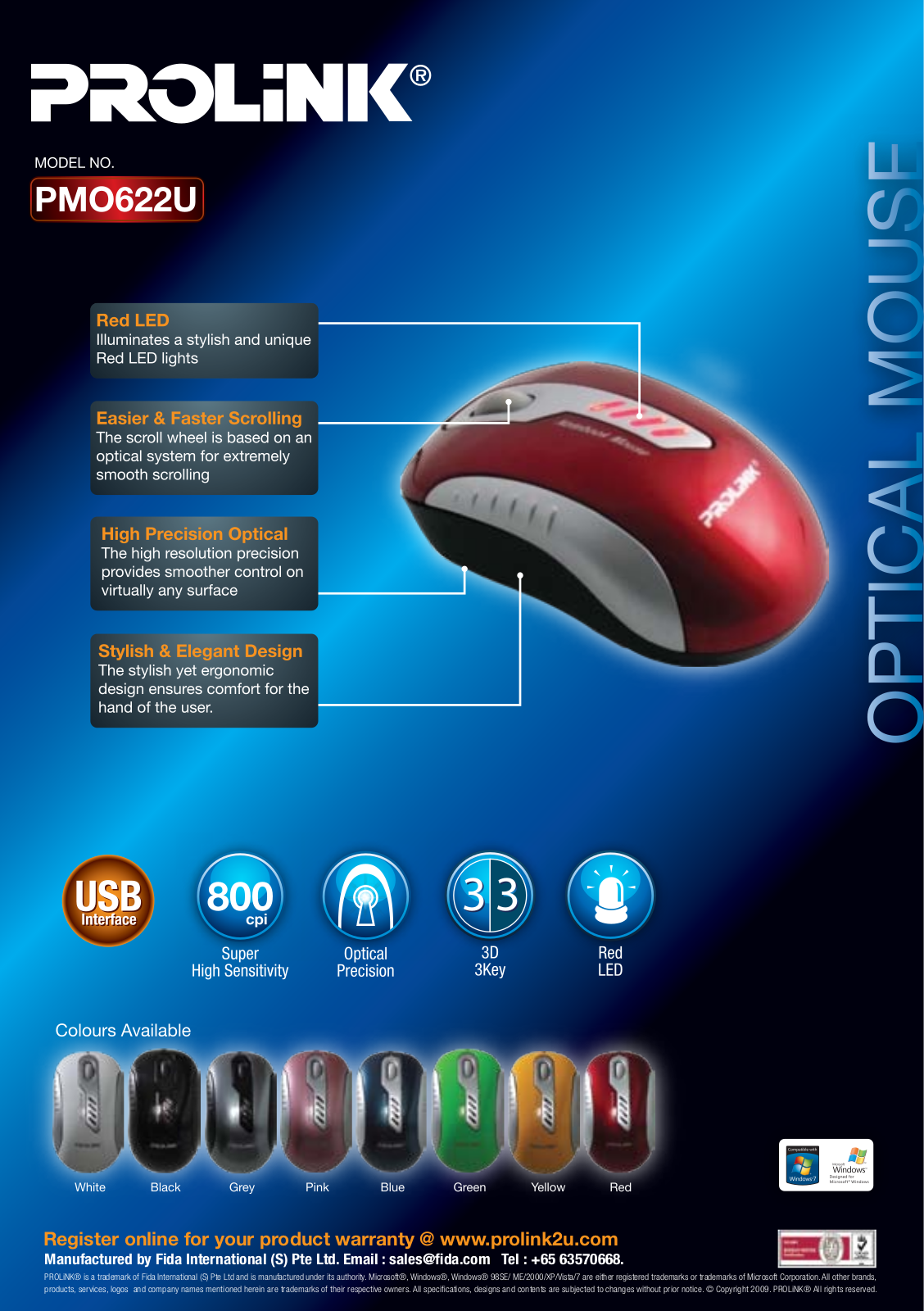 PROLiNK PMO622U User Manual