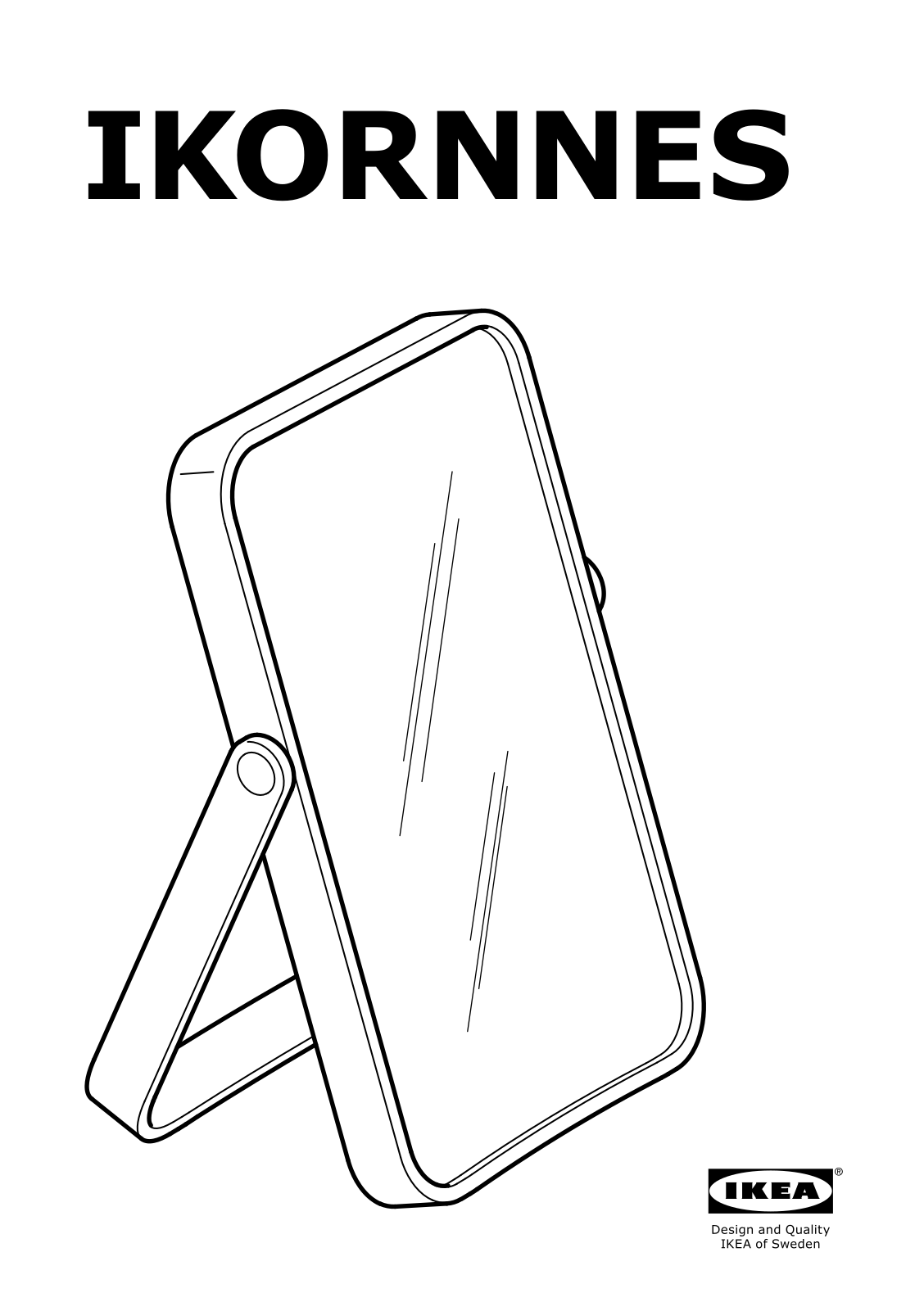 IKEA IKORNNES User Manual