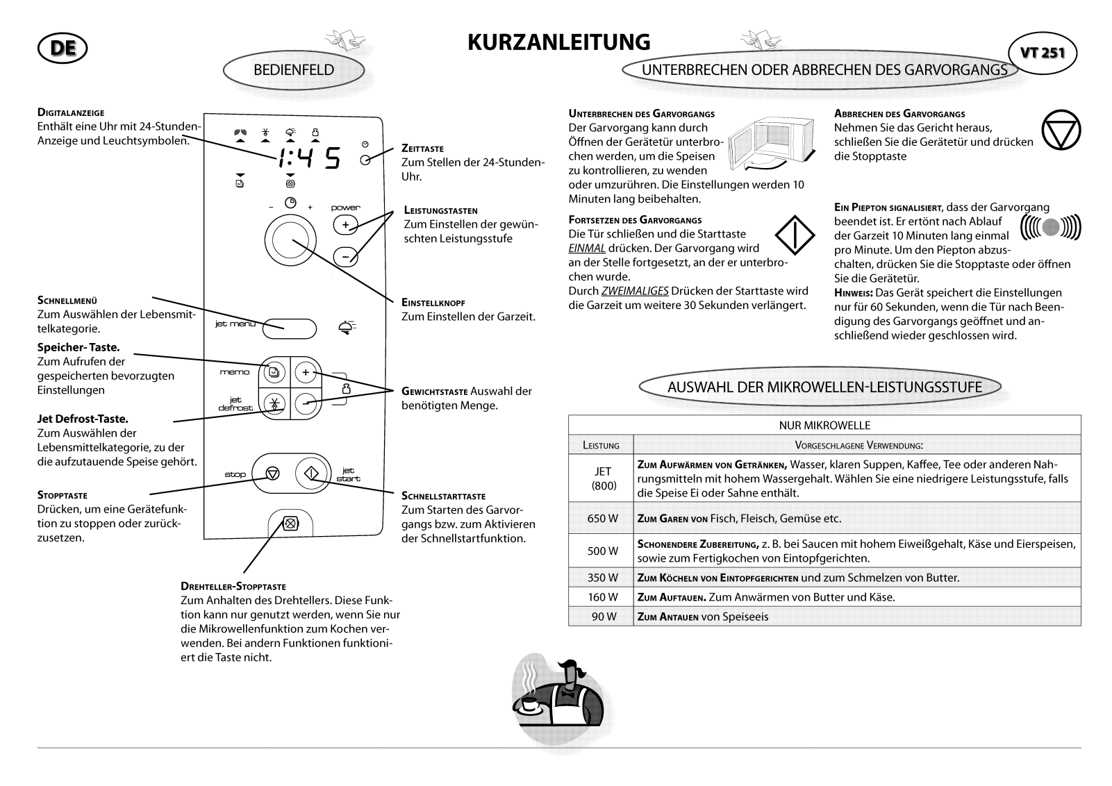 Whirlpool VT 251 / WH INSTRUCTION FOR USE