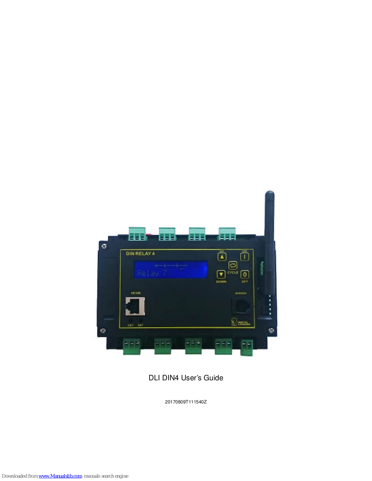 DLI DIN4, EPCR6, EPCR7 User Manual - ManualMachine.com