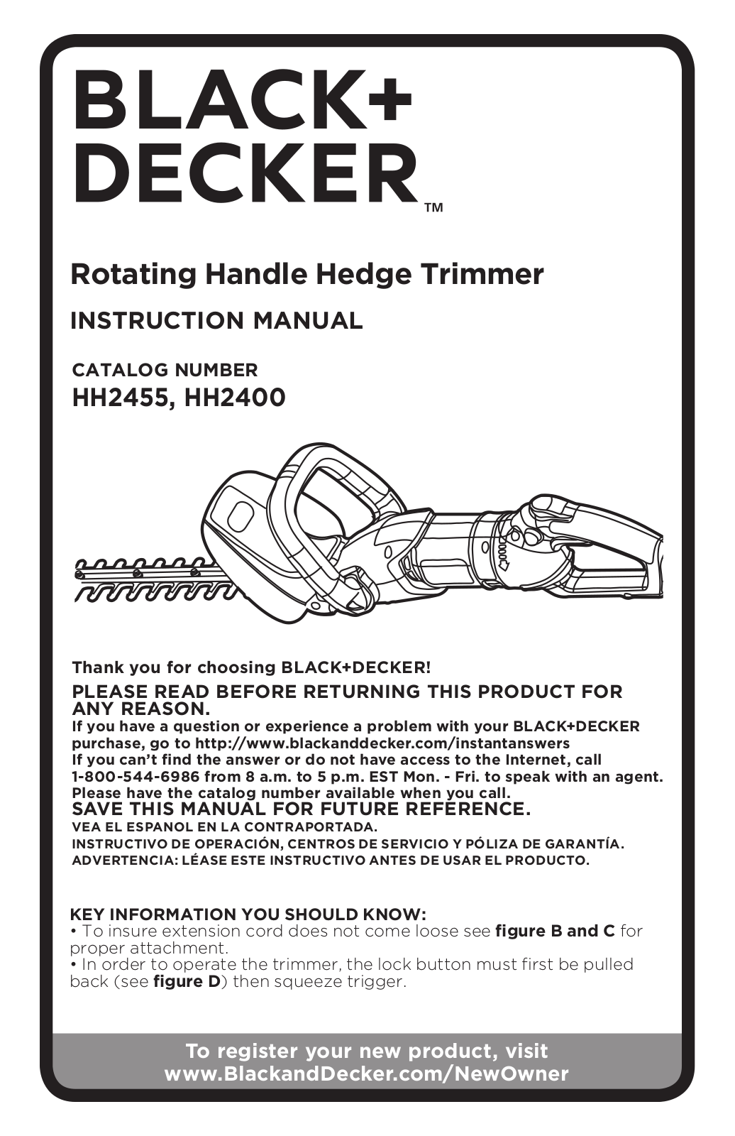 Black & Decker HH2400 User Manual