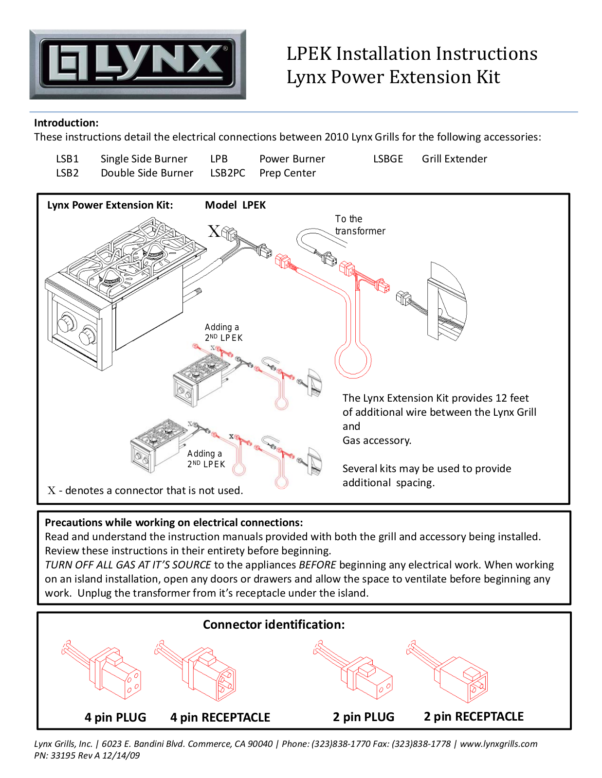 Lynx Lpek User Manual