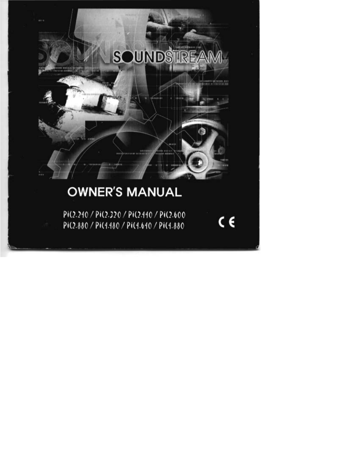 Soundstream PIC4.880 Owner's Manual