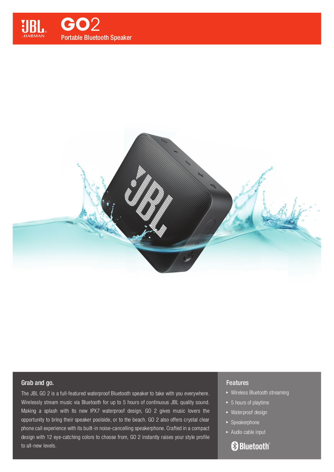 JBL GO 2 User Manual