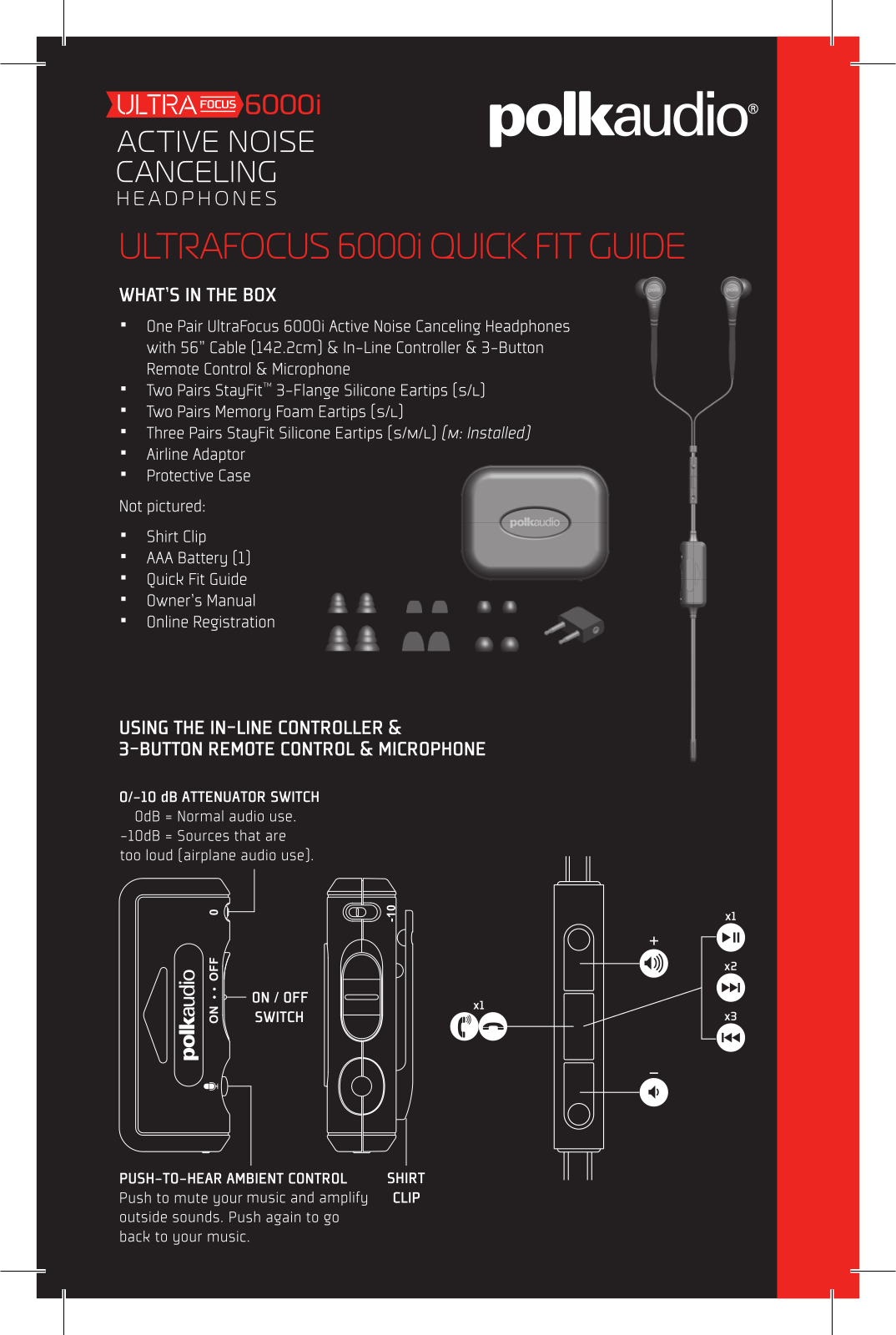 Polk Audio 6000i User Manual