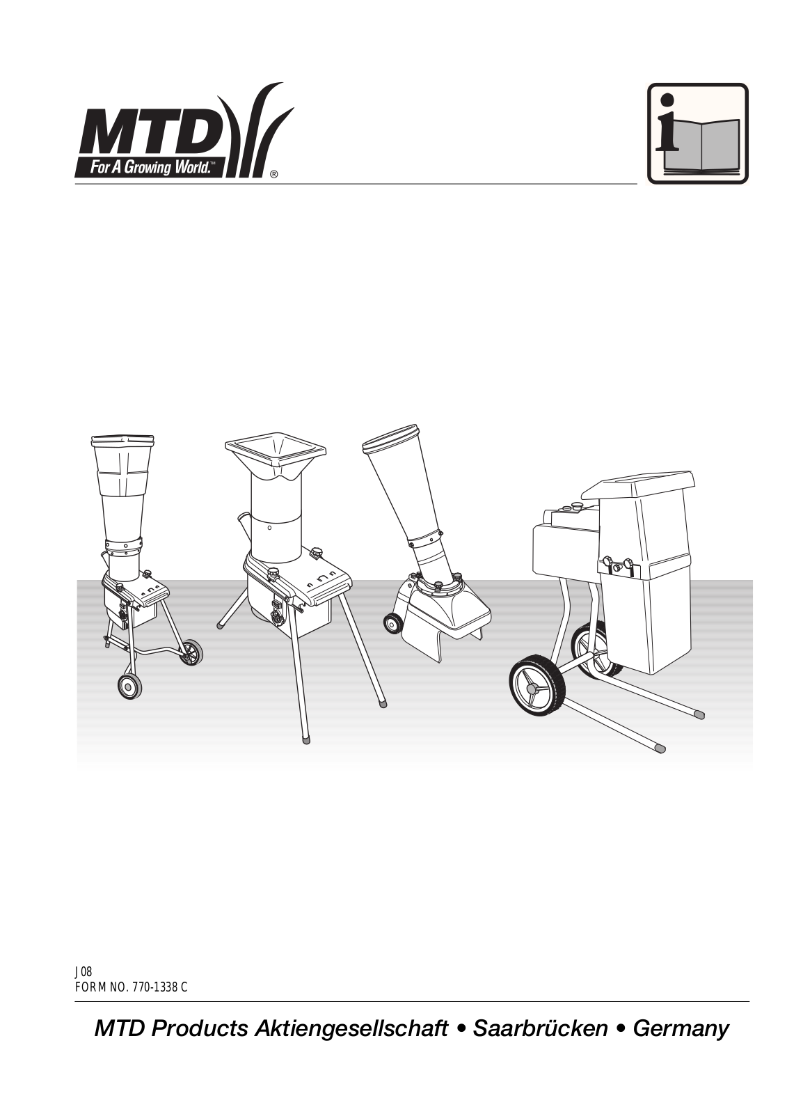 mcculloch ELECTRIC SHREDDER user Manual