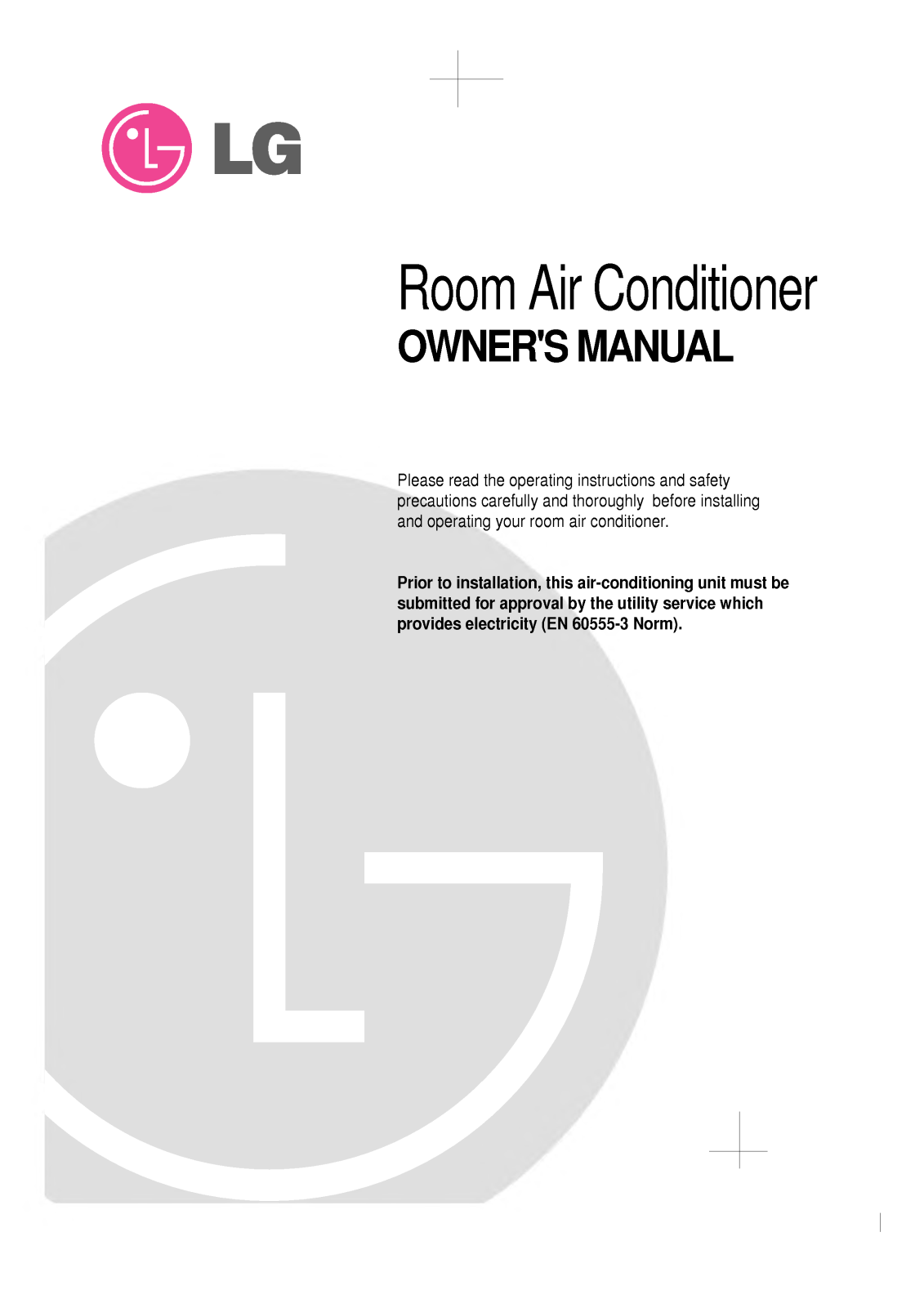 LG LW-E2463CL, LW-E2460CL, LW-E2462CL User Manual