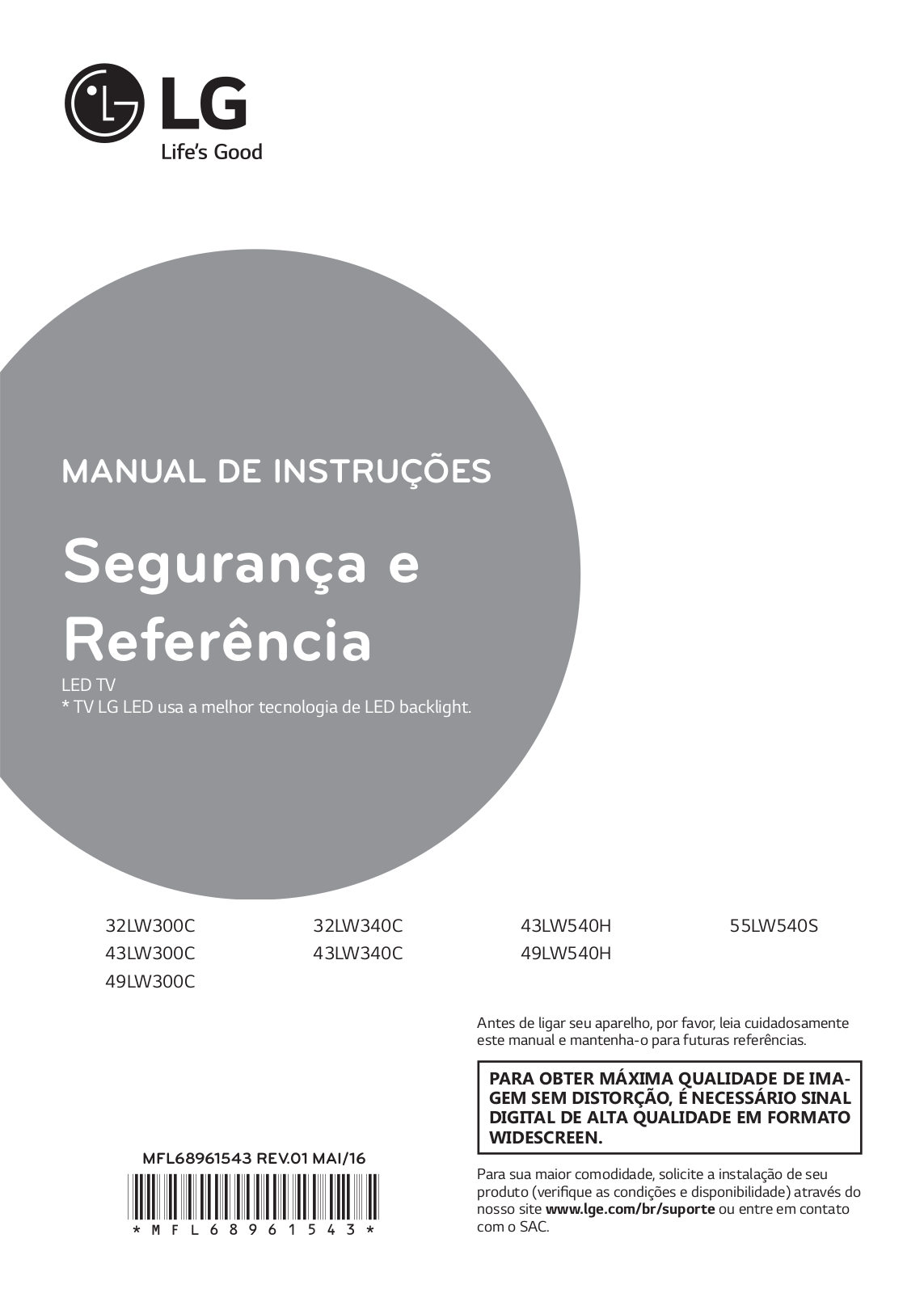 LG 32LW300C, 43LW300C User manual