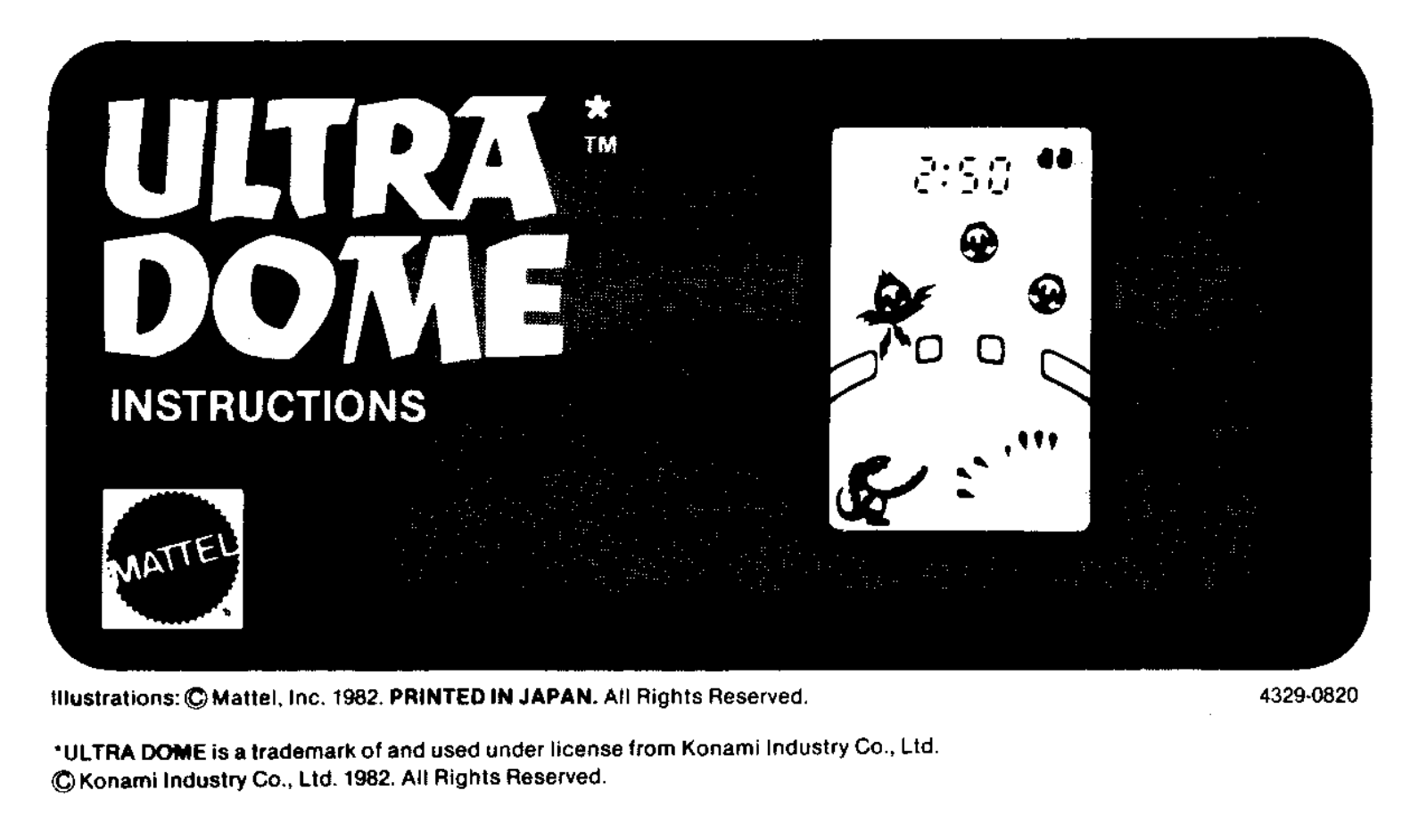 Mattel Ultra Dome User Guide