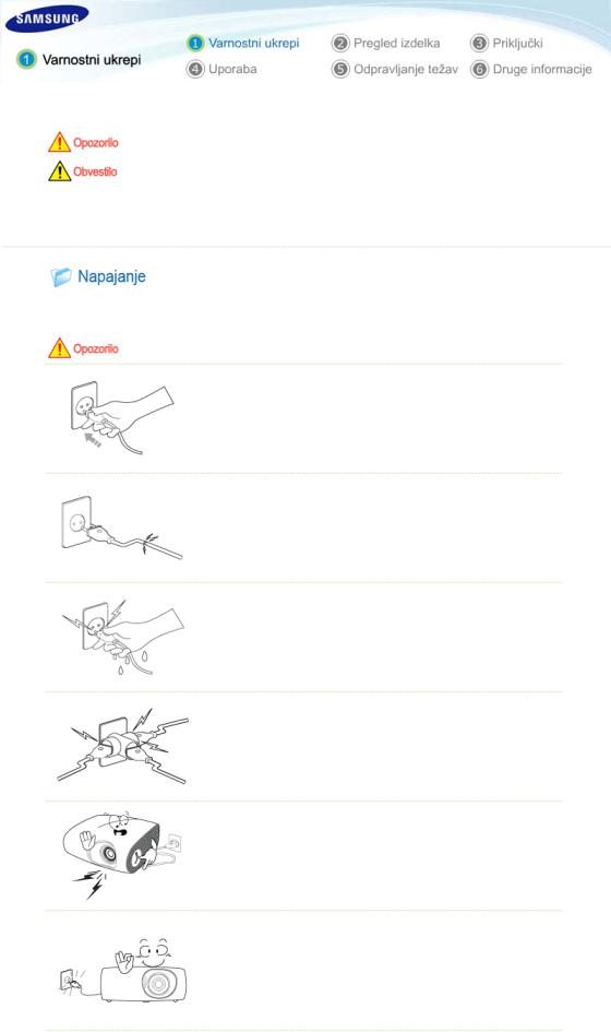 Samsung SP-L250, SP-L200 User Manual