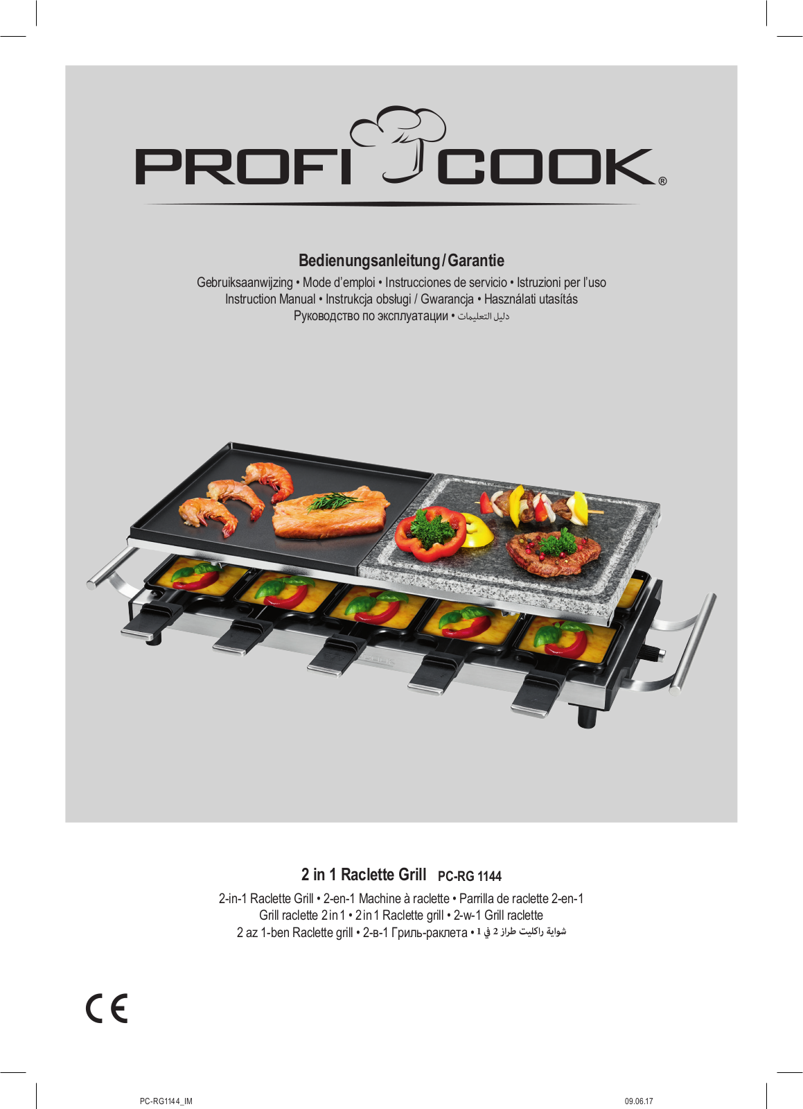 ProfiCook PC-RG 1144 operation manual