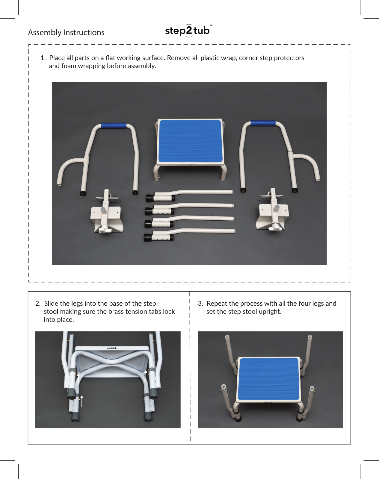Step2Health Step 2 Tub ASSEMBLY INSTRUCTIONS - ManualMachine.com