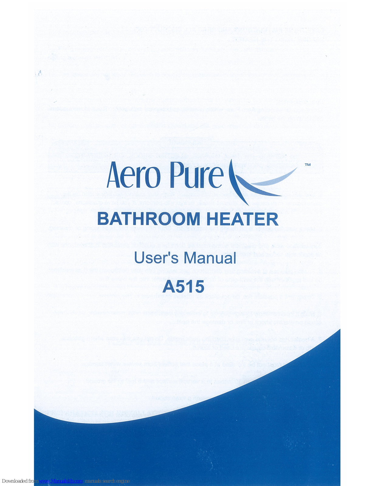 aero pure A515 User Manual