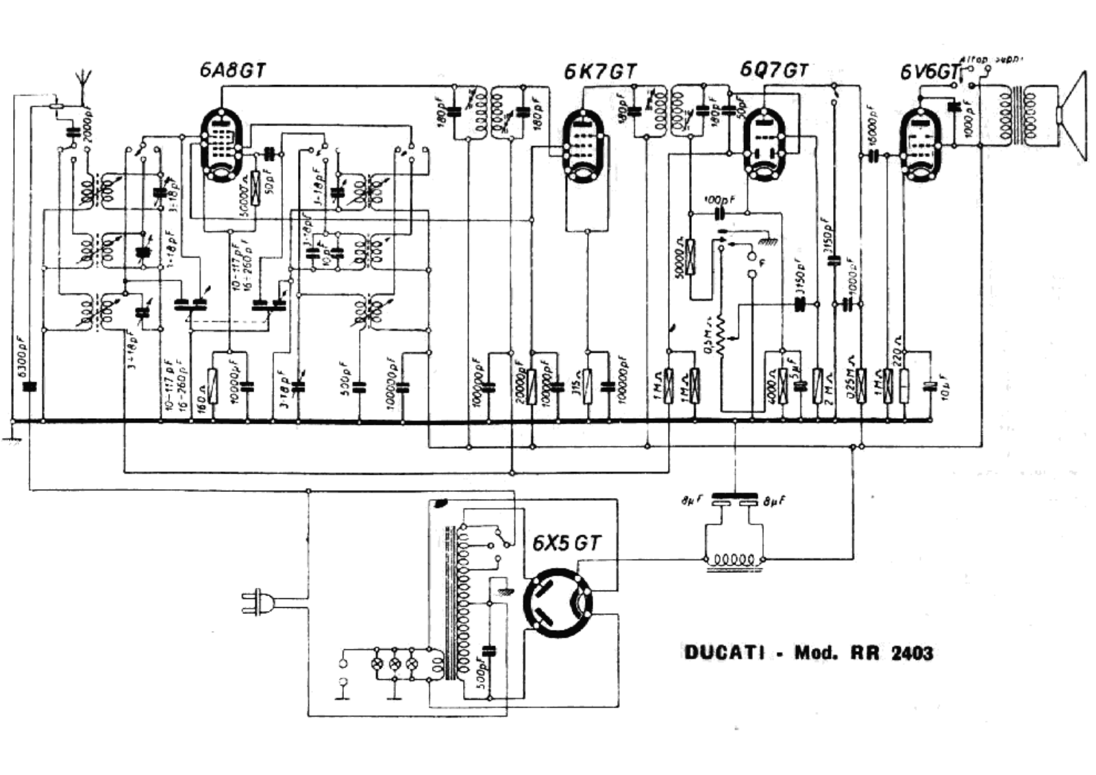 Ducati rr2403 schematic