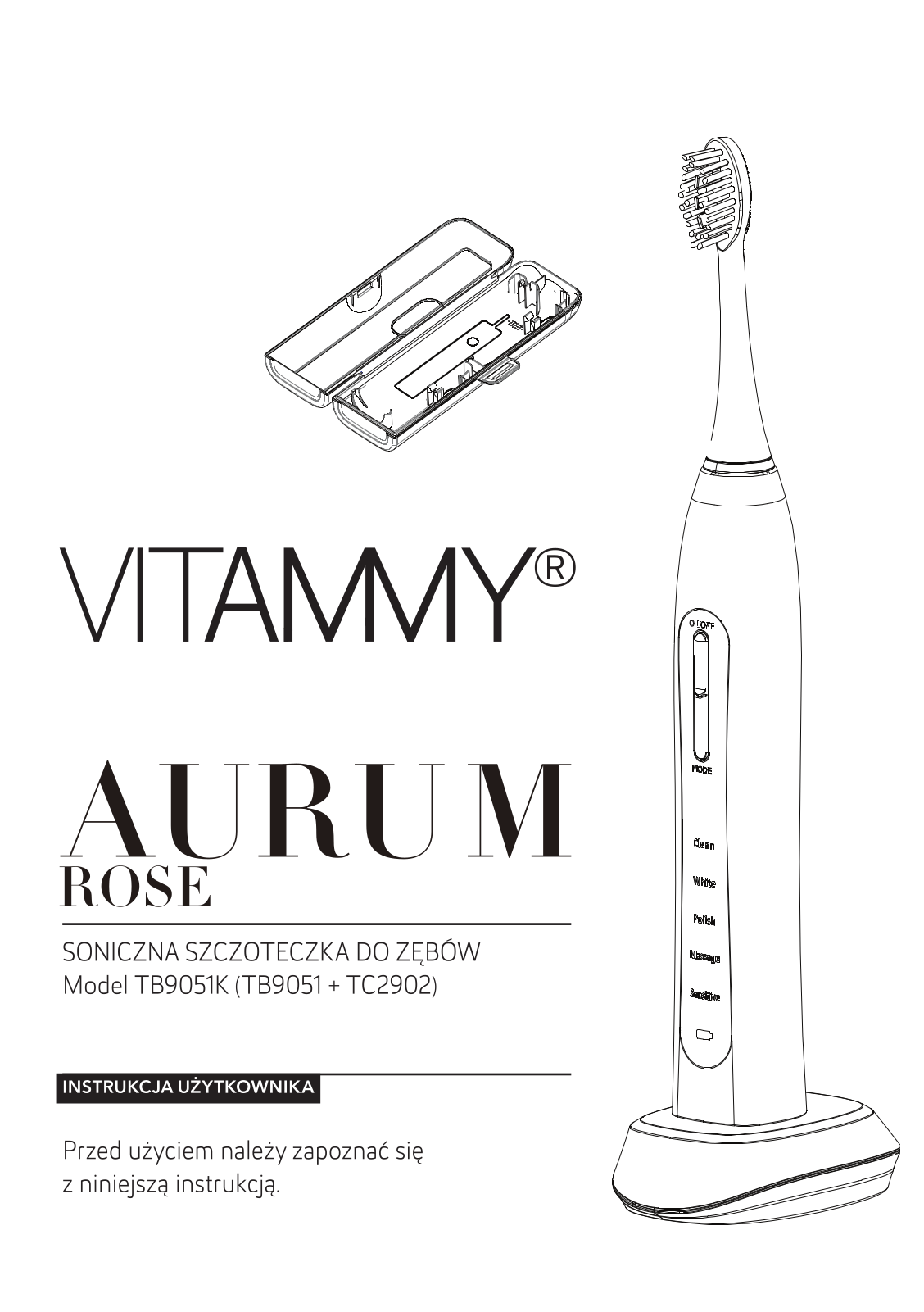 VITAMMY Aurum Rose, TB9051K User guide - ManualMachine.com