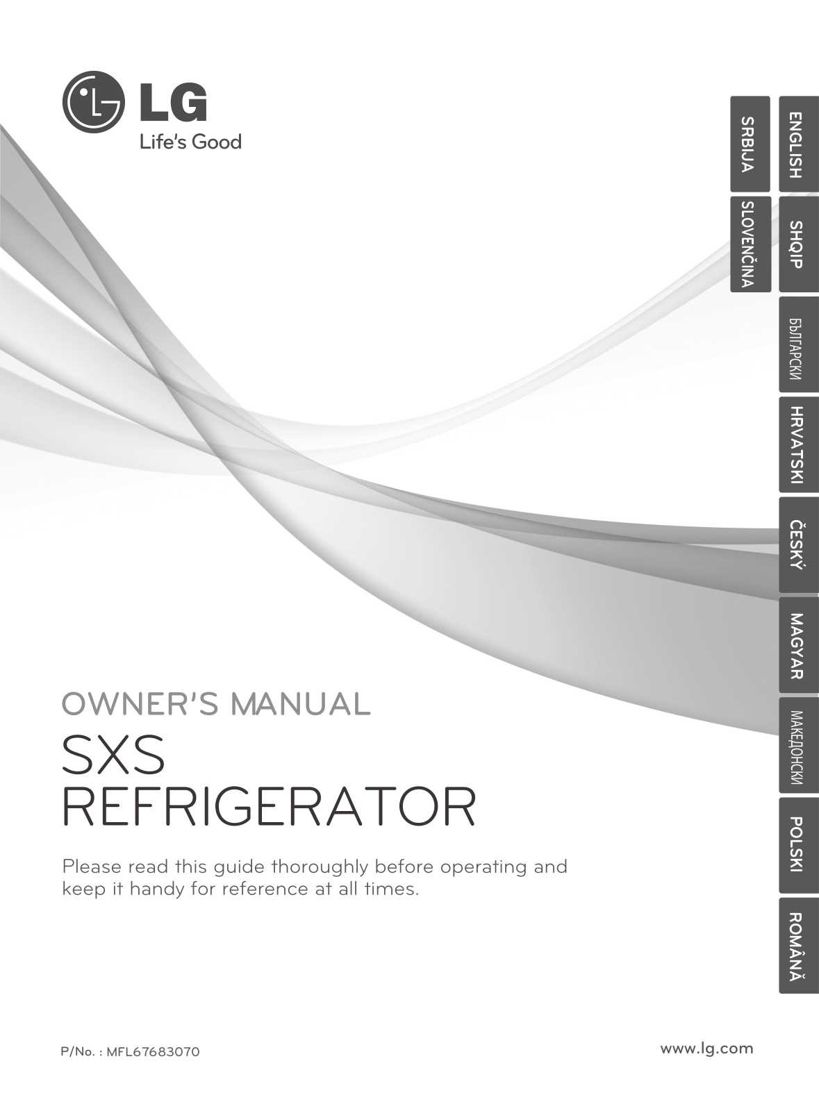 LG GS9366NECZ User manual