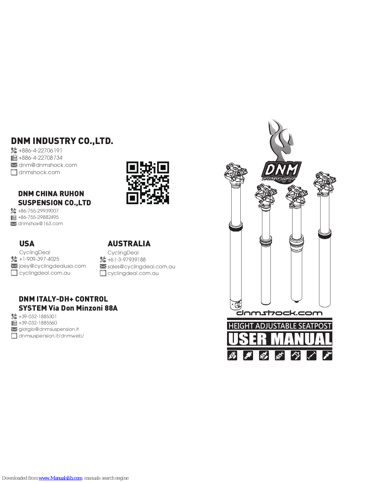 DNM HQS, CSP, SP-22, CSD User Manual - ManualMachine.com
