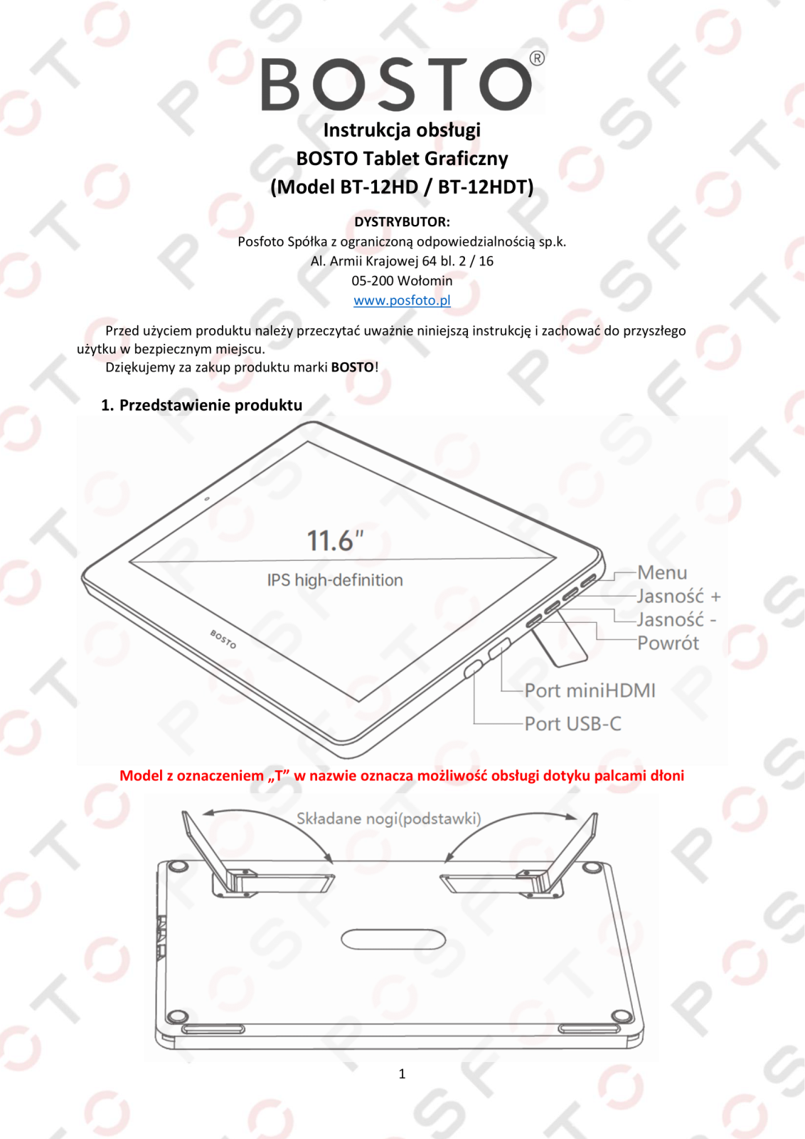 BOSTO BT-12HDT, BT-12HD User guide - ManualMachine.com
