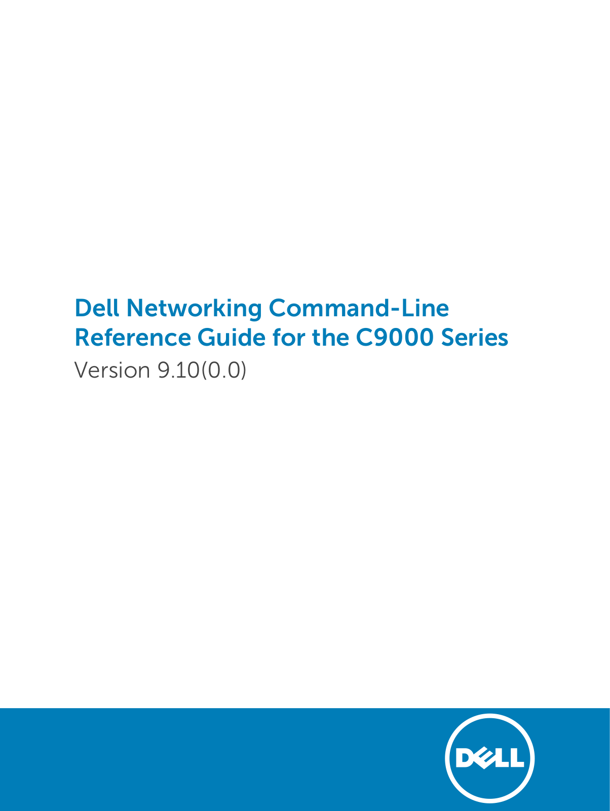 Dell C9000 Series Reference Manual