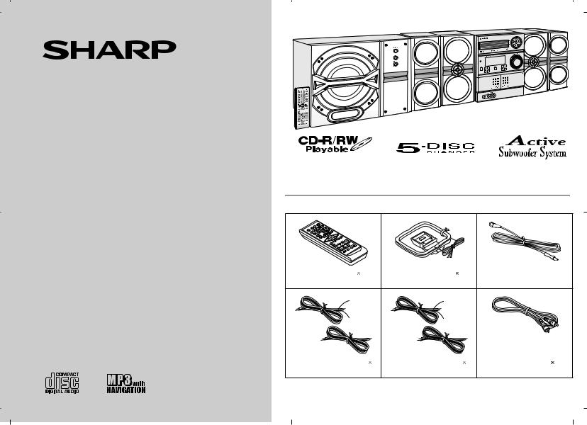 Sharp CD-G15000, CP-G15000 User Manual