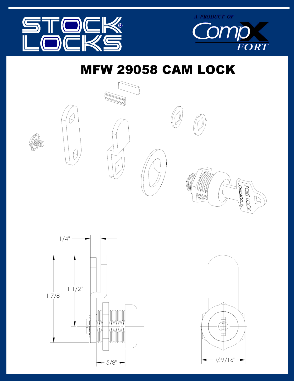 Compx MFW29058 drawing