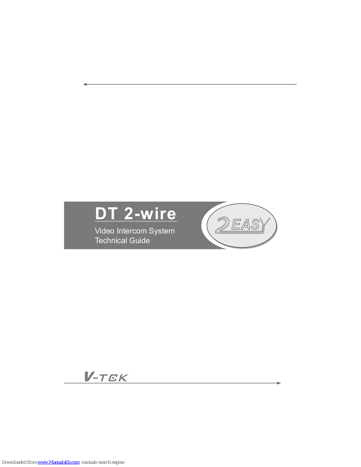 V-TCK DT 2-wire Technical Manual - ManualMachine.com