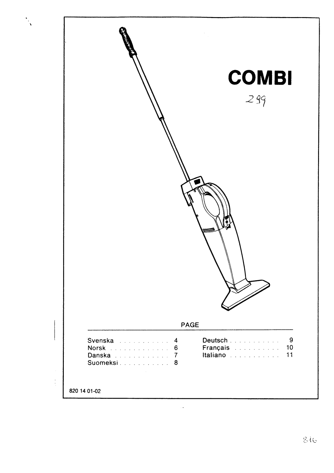 AEG Z99 User Manual