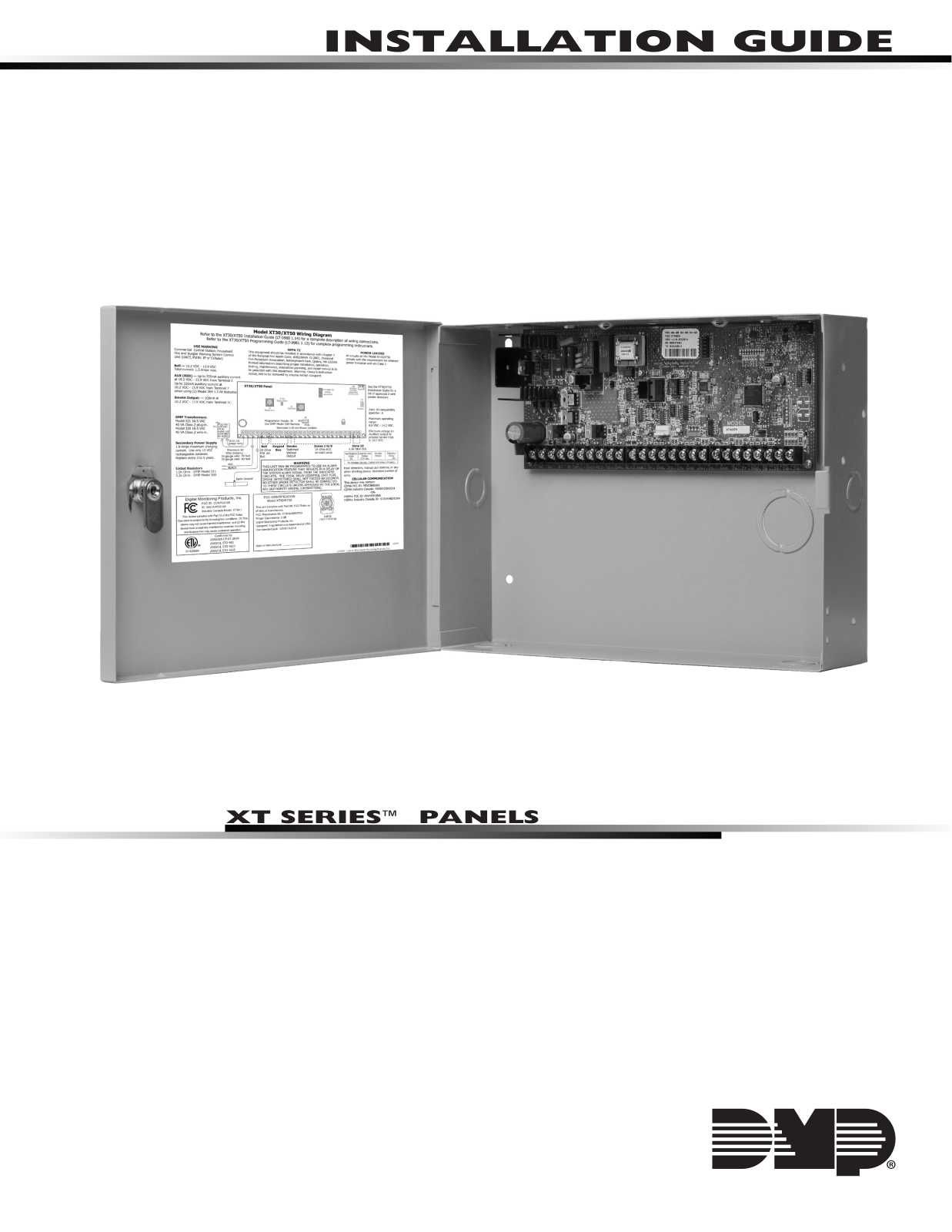 DMP XT PANELS Installation Manual