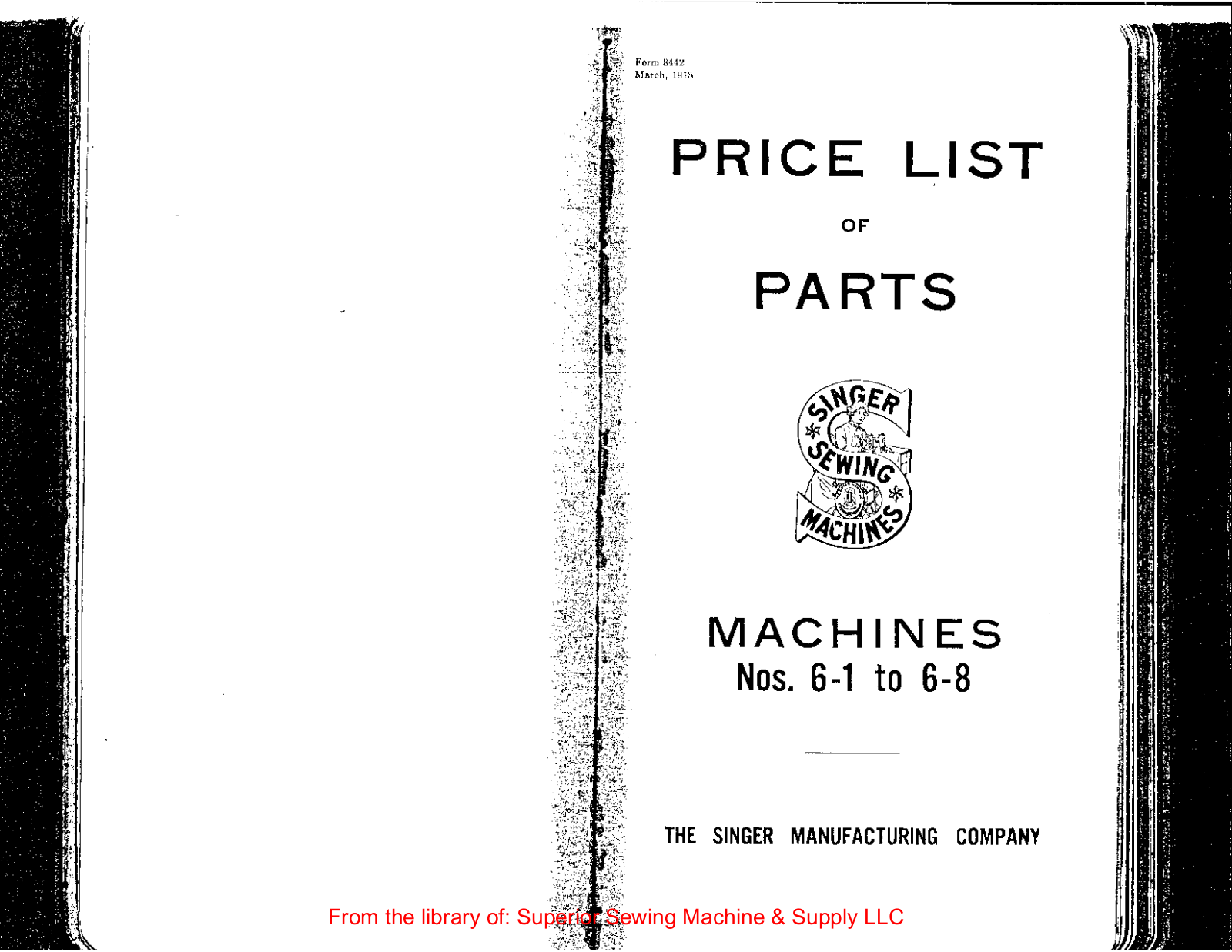 Singer 6-1, 6-2, 6-3, 6-4, 6-5 User Manual - ManualMachine.com