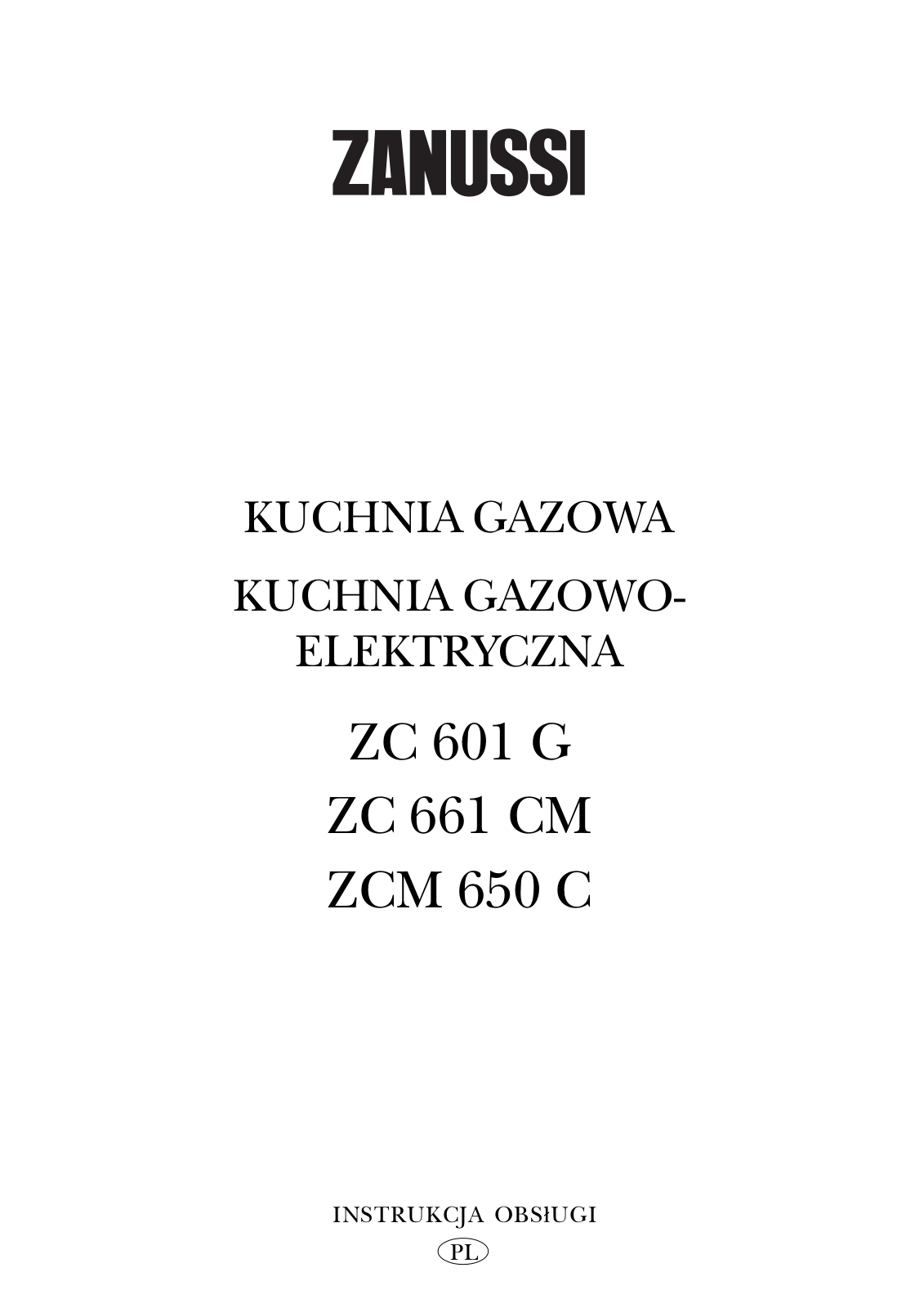 Zanussi ZCM650C/PL User Manual