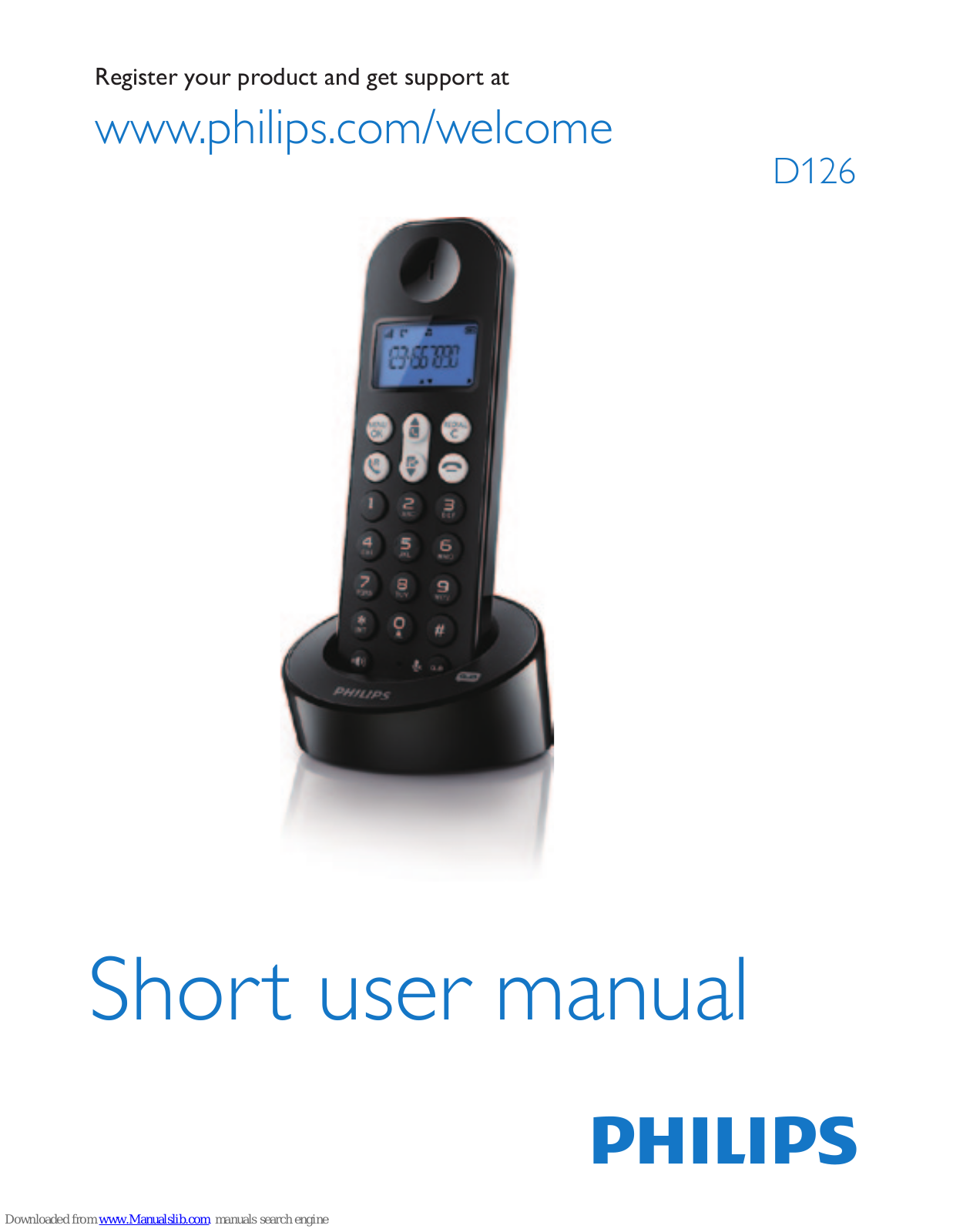 Philips D126 Short User Manual