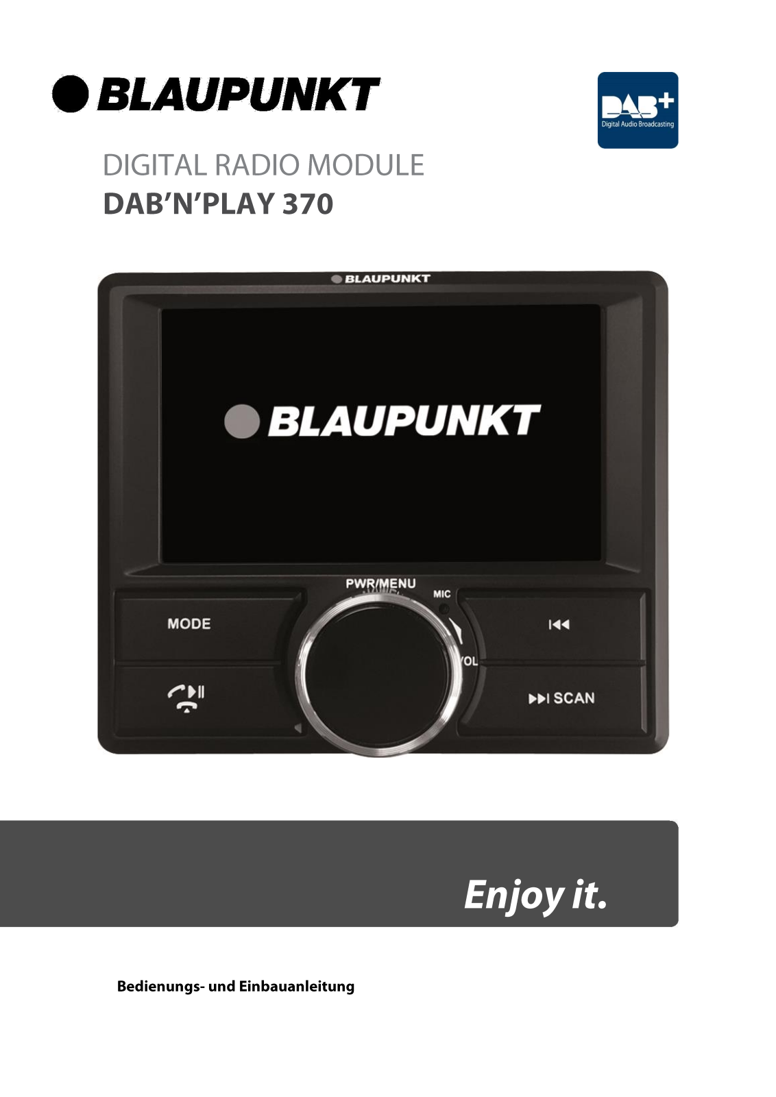 Blaupunkt DAB'N'PLAY 370 User guide